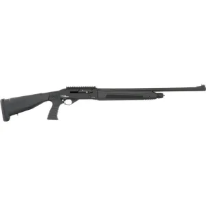 Iver Johnson IJ500 IJ50012PGBLK24T Shotgun, 12 Gauge, 24\" Barrel, 4+1, Semi-Auto, Pistol Grip, Fiber Optic Sight