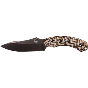 Diamondback Knifeworks SG0507020601 Jackal Black S35VN SS Blade Black/Tan Handle