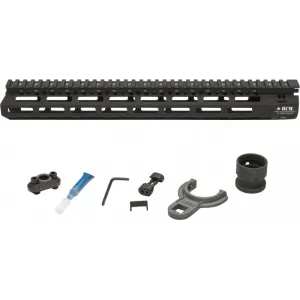 Bravo Company MCMR13556BLK BCMGunfighter MCMR 13\" M-LOK, Free-Floating Style Made of Aluminum with Black Anodized Finish for AR-Platform