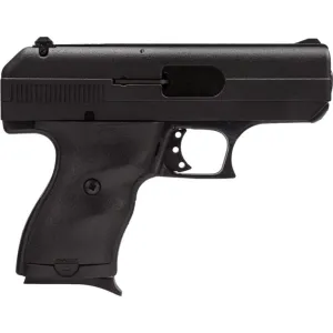 Hi-Point 00916 Model C9 9mm Luger Caliber with 3.50\" Barrel, 8+1 Capacity, Overall Black Finish, Serrated Steel Slide & Polymer Grip