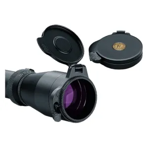 Leupold 62990 Alumina Flip-Back Lens Cover Kit Standard EP Lens Cover 40mm Standard EP Slip On Aluminum Black Matte