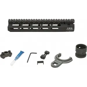 Bravo Company MCMR10556BLK BCMGunfighter MCMR 10\" M-LOK, Free-Floating Style Made of Aluminum with Black Anodized Finish for AR-Platform
