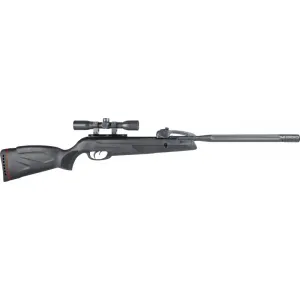 Gamo 6110068754 Swarm Whisper Break Open Gas Piston 177 Pellet 10rd Black Rec Black Fixed All Weather Stock 4x32 mm