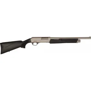 Dickinson XX3BM2 Marine Commando Pump Shotgun, 18.5\" Barrel, 3\" Chambers, Black Poly Stock, 12 Gauge Shotgun
