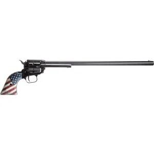 Heritage Mfg RR22B16USFLAG Rough Rider US Flag #6 Shot 16\" Black Oxide Barrel, Frame & Cylinder w/US Flag Grips Revolver
