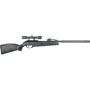 Gamo 611006875554 Swarm Whisper Break Open Gas Piston 22 Pellet 10rd Black Rec Black Fixed All Weather Stock 4x32 mm