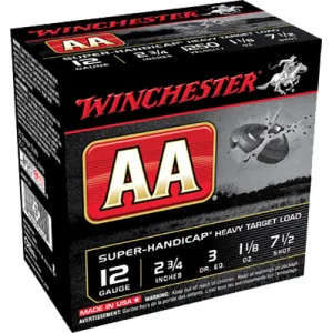 Winchester Ammo AAHA127 AA Target Loads 12GA 2.75\" 1-1/8oz #7.5 Shot - 250sh Case