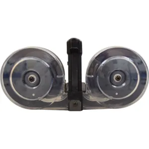 AR15/M16 100 Round Dual Drum Magazine with Clear Cover, .223/5.56