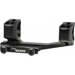 Warne LRSKEL30TW SKEL Scope Mount/Ring Combo For MSR Extended 30mm Tube Picatinny Rail Mount 20 MOA Black Anodized Aluminum