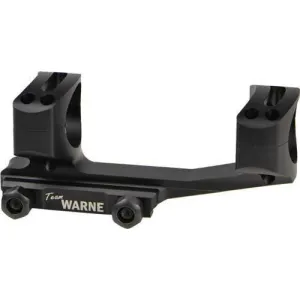 Warne Xskelitw 1-Pc Base & Ring Combo For AR 1\" Style Black Finish