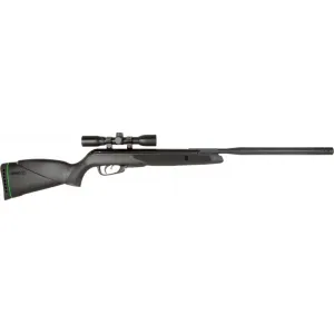 Gamo 611006785554 Wildcat Whisper Air Rifle Break Open .22 Pellet Black Synthetic