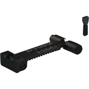 Meprolight 33115 Tru-Dot Night Sight Set AK-47/AKM/AK-74 Tritium Green Tritium Green Black