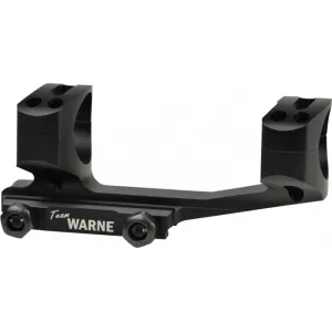 Warne XSKEL30TW 1-Pc Base & Ring Combo For AR Rail Mount Style Black Matte Finish