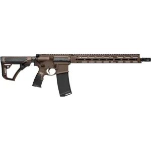Daniel Defense 02338047 DDM4 V7 Semi-Auto 223 Rem/5.56 NATO 16\" 30+1 6-Position Brown Stock Brown Cerakote