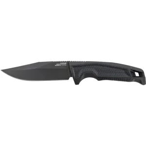 S.O.G SOG-17-22-01 Recondo FX 4.60\" Fixed Plain Satin TiNi Full Tang Cryo 440C SS Blade/ Black Overmolded GRN Handle