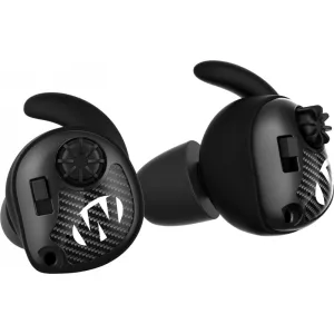 Walkers Game Ear GWPSLCR Silencer Ear Buds Electronic 25dB NRR Black/Gray