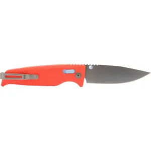 S.O.G SOG-12-79-02 Altair XR 3.20\" Folding Plain Bead Blasted Cryo CPM 154 SS Blade/ Canyon Red w/Stone Blue Accents GRN Handle