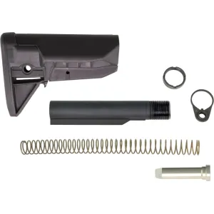 Bravo GFSKMOD0SPMD BCMGunfighter AR-15 Sopmod Widebody Stock Kit Polymer Black