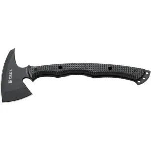 CRKT 2725 Kangee T-Hawk 2.93\" Blade Axe w/Spike SK-5 Steel Blade Black Textured GRN Handle 13.75\" Long Tomahawk w/Spike