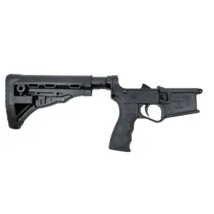 ET Arms Omega-15 Complete AR-15 Lower Receiver With ATI Stock And Enhanced Grip - ETAGLOW201OMEGA