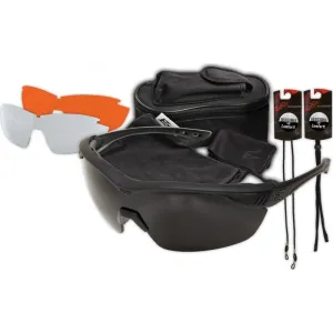 Edge Overlord 3 Lens Safety Glasses Kit with 3 Vapor Shield Lenses