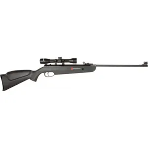 Marksman 2070 Air Rifle .177 Pellet,BB Black Black Synthetic Stock 4x32mm Scope