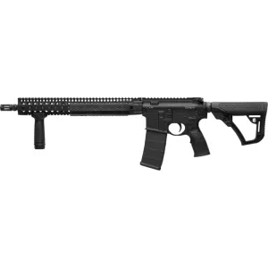 Daniel Defense 15175047 DDM4 V9 Semi-Auto .223/5.56 NATO 16\" 30+1 6-Position Stock Black Hard Coat Anodized/Phosphate