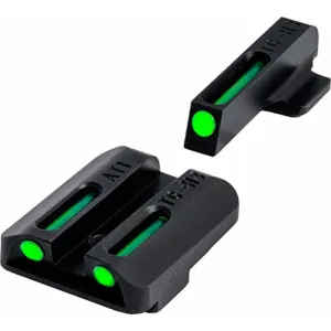 Truglo TFO Tritium/Fiber-Optic Day/Night Sights Kahr Set (Green/Green)