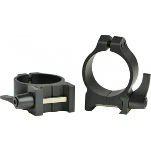 Warne 213LM Rings Maxima/Magnum Quick Detach Low 30mm Diameter Matte Black