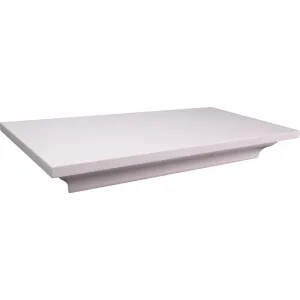 Lockdown 1117247 In-Plain-Sight Shelf White Wood Holds 2 Handguns