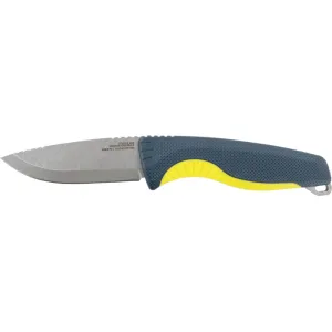 S.O.G SOG-17-41-01 Aegis FX 3.70\" Fixed Plain Satin 4116 Krupp SS Blade/ Indigo w/Acid Accents GRN Handle