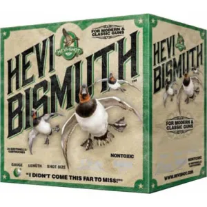 HEVI-Shot HS15502 Hevi-Bismuth Waterfowl 10 Gauge 3.5\" 1 3/4 oz 2 Shot - 25sh Box