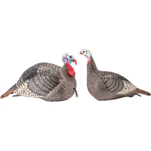 Hunters Specialties Strut 100005 Strut-Lite Jake & Hen Combo Wild Turkey Species Multi Color Synthetic