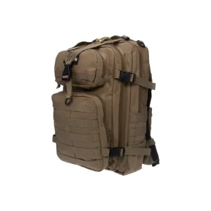 GPS Bags GPST1712BPT Tactical Bugout Tan Polyester with 15\" Laptop Sleeve & Retention System for 2 Pistols & Magazines