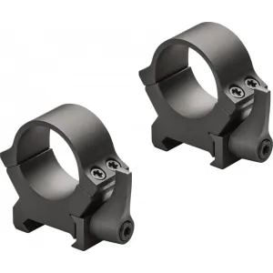 Leupold 174071 QRW2 Scope Ring Set Picatinny/Weaver High 1\" Tube Matte Black Steel