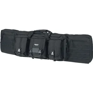 Rukx Gear ATICT36DGB Tactical Double Gun 36\" Water Resistant Black 600D Polyester with Non-Rust Zippers Holds up to 2 Rifles