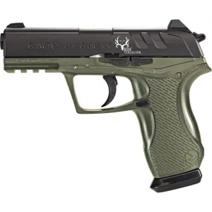 Gamo 611139354 Bone Collector Air Pistol DA/SA .177 Pellet & BB 16rd Black/OD