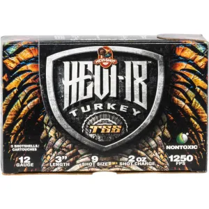 HEVI-Shot HS4009 Hevi-18 Turkey TSS 12 Gauge 3\" 2 oz 9 Shot - 5sh Box