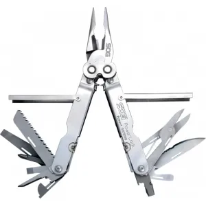 S.O.G SOG-S60N-CP PowerLock Polished 420 Stainless Steel 7\" Long Includes Sheath