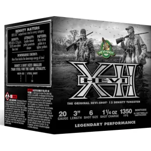 HEVI-Shot HS53206 Hevi-12 20 Gauge 3\" 1 1/4 oz 6 Shot - 25sh Box