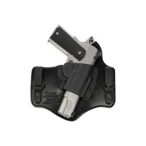 Galco KT801RB KingTuk Deluxe IWB Black Kydex/Leather UniClip Fits Glock 43/43X/Springfield Hellcat Pro Left Hand