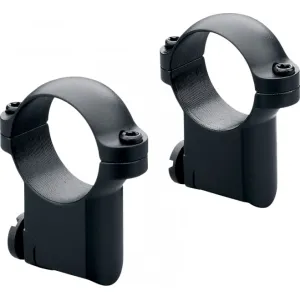 Leupold 170351 Ringmounts Scope Ring Set For Rifle Ruger M77 Medium 1\" Tube Matte Black Steel