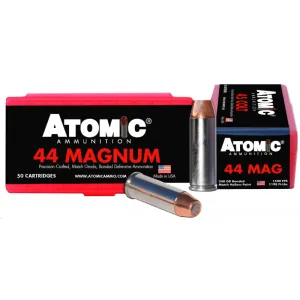 Atomic 00440 Match 44 Remington Magnum 240 GR Bonded Match Hollow Point - 50rd Box