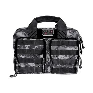 Tactical Quad 2 Pistol Range BAG - Gray Digital