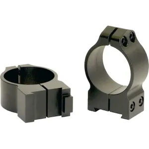 Warne 14BM Maxima Scope Ring Set Fixed For Rifle CZ 550/557 Dovetail Medium 30mm Tube Matte Black Steel