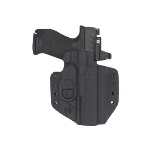 C&G Holsters 1206100 Covert OWB Black Kydex Belt Loop Fits Walther PDP 4.5\" Right Hand