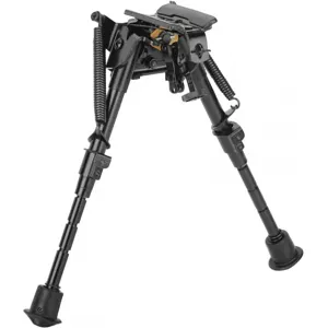 Caldwell 635705 XLA Pivot Bipod Black Aluminum 13.5-27\" for Swivel Stud Attachment