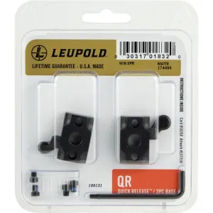 Leupold 174495 2-Piece Base For Winchester XPR Quick Release Style Black Matte Finish