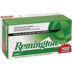 Remington Ammunition L380A1B UMC 380 ACP Jacketed Hollow Point 88 GR - 100rd Box