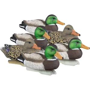 Higdon Outdoors 19023 Standard Mallard Floaters Mallard Species Multi Color Foam Filled 6 Pack